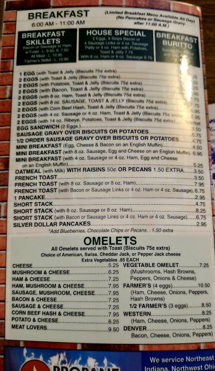 Roger's Harvest House Menu - Image 4